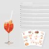 Aperol Gift Glass Straws - 6 Pack view 1