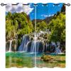 ANHOPE Nature Forest Waterfall River Blackout Thermal Curtains, 2-Pack, 214 x 140 cm view 2