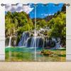 ANHOPE Nature Forest Waterfall River Blackout Thermal Curtains, 2-Pack, 214 x 140 cm view 3