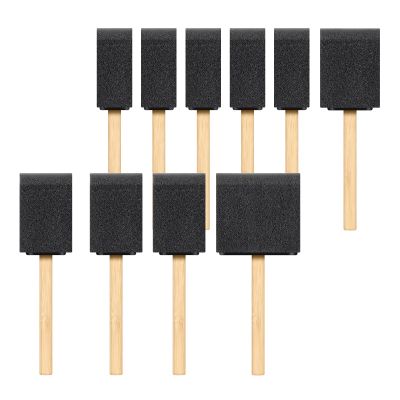 10-Piece Foam Brush Set
