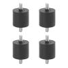 Anti-Vibration Rubber Mounts, 4-Pack for Air Compressors (M6) view 1