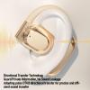 CCYLEZ AI Translation Earbuds, 144 Languages, Real-Time Translator, Wireless Headset with Active Noise Cancellation, Brown view 2