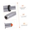 Gas Lift for Swivel Chair, Explosion-Proof Stainless Steel Pressure Rod view 3