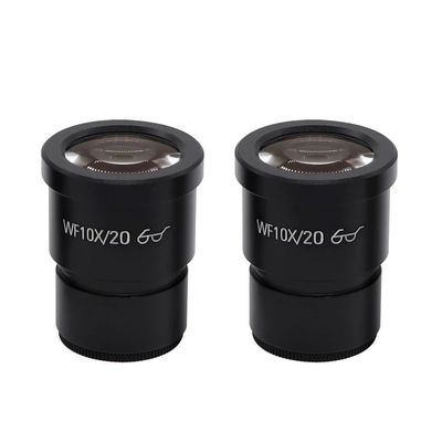 Pair of WF 10X/20X Trinocular Stereo Microscope Eyepieces, 30 mm