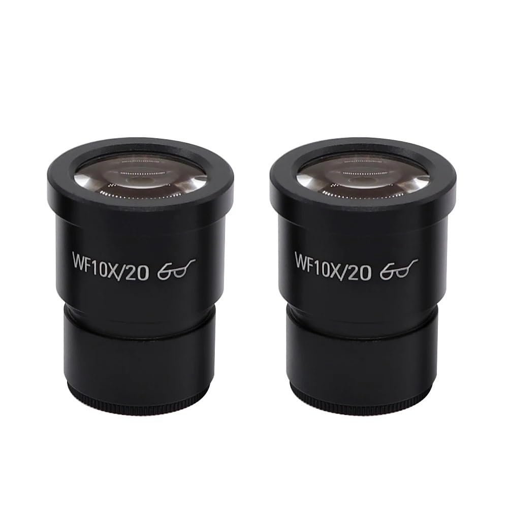 Pair of WF 10X/20X Trinocular Stereo Microscope Eyepieces, 30 mm