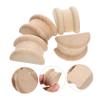 OUNONA 4-Piece Wood Application Furniture Decoration with Roman Column Head view 4