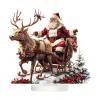 Sleigh Deer Figur - Display Santa Ornament view 1