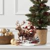 Sleigh Deer Figur - Display Santa Ornament view 2