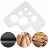 Round Corner Acrylic Leather Template view 4