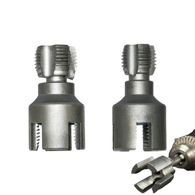Double-Sided Pipe Threading Tool with 2 External Thread Cutters