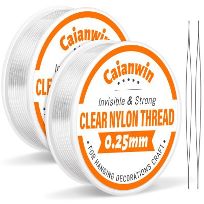 Caianwin 200m Clear Nylon Thread 0.25mm