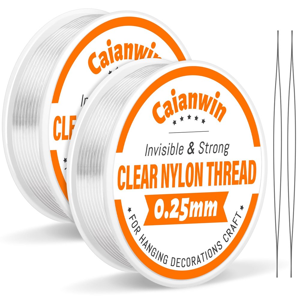 Caianwin 200m Clear Nylon Thread 0.25mm