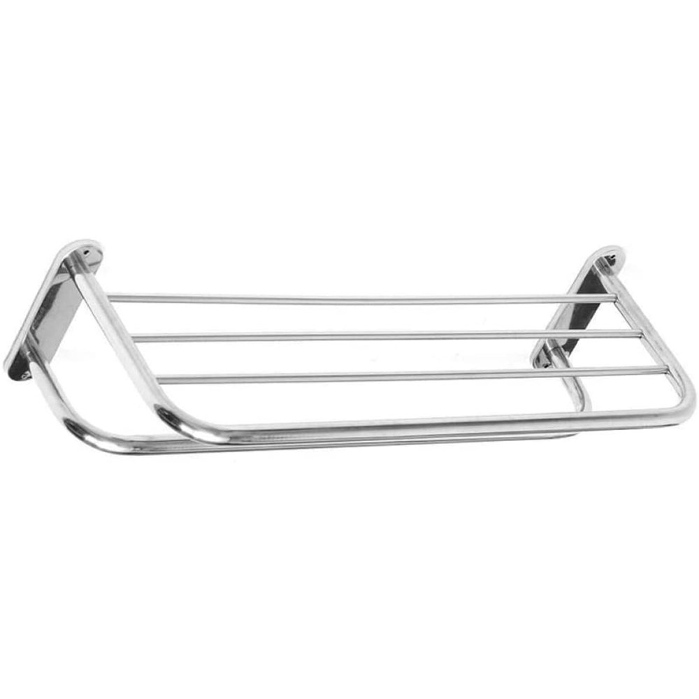 Stainless Steel 2-Tier Ladder Towel Rack, Wall-Mounted