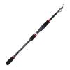 RaamKa Carbon Telescopic Fishing Rod, 1.8 m, Red/Black Spinning view 1
