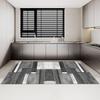 Abstract Washable Non-Slip Rug, 70 x 280 cm, Gray/Black view 4