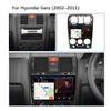 BXLIYER [8GB+256GB, 8-Core] Android 14 IPS Car Stereo for Hyundai Getz (2002-2011), Wireless CarPlay/Android Auto, DSP, 9-inch 2-DIN view 2