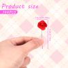 Exircy 144 Mini Artificial Red Roses view 2