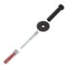 SOTECH TALEA Solid Black-Anodized Stainless Steel Coat Hook view 2
