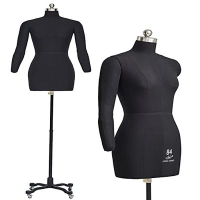 Adjustable Sewing Dress Form with Removable Soft Arms