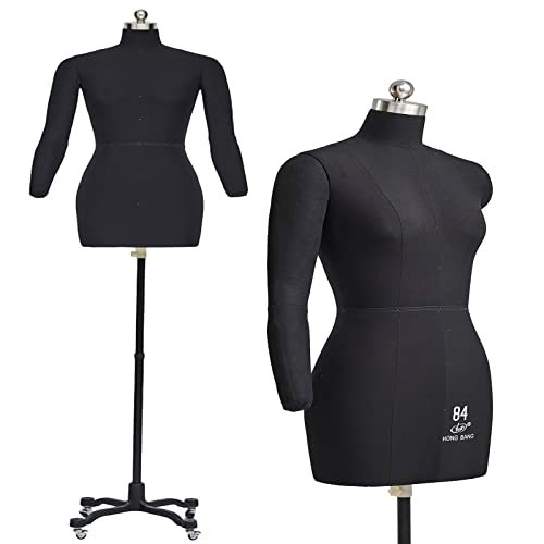 Adjustable Sewing Dress Form with Removable Soft Arms