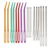 24-Piece Large-Eye Stainless Steel Curved Tapestry Needles with Storage Case view 1