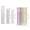 24-Piece Large-Eye Stainless Steel Curved Tapestry Needles with Storage Case view 2