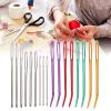 24-Piece Large-Eye Stainless Steel Curved Tapestry Needles with Storage Case view 4