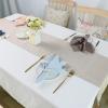 Set of 12 Cotton Cloth Napkins, 30 x 45 cm, Dark Green view 3