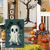 Halloween Ghost Garden Flag, Double-Sided Outdoor Decorative Flag, 12 x 18 in view 4