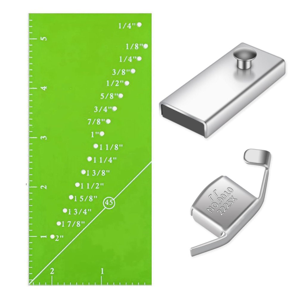 Sew Seam Allowance Ruler with Magnetic Seam Guide