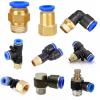 1-Pc Brass Elbow Fitting, BSPT Male/Female, 1/8", 1/4", 3/8" or 1/2", for 4/16 mm Pneumatic Tubing (4-M5 Pb) view 2