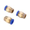 1-Pc Brass Elbow Fitting, BSPT Male/Female, 1/8", 1/4", 3/8" or 1/2", for 4/16 mm Pneumatic Tubing (4-M5 Pb) view 4