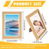 Vylro 2-Pack Oak Picture Frames 10x15cm view 2
