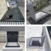 Weatherproof Roof Window Covers with Handle and Hydraulic Support (80 view 3
