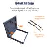 Weatherproof Roof Window Covers with Handle and Hydraulic Support (80 view 4