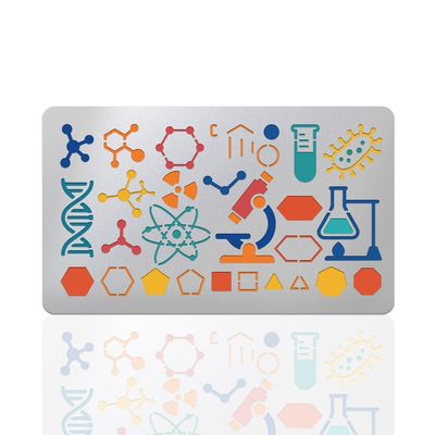 UNICRAFTALE Stainless Steel Molecule Stencil