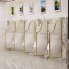Urinal Privacy Screen with Tempered Glass Panel view 1