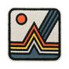 Finally Home Velcro Patch - Retro Mountain view 1