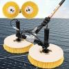 menglanchang Solar Panel Cleaning Brush, 3.5/5.5/7.5 m Telescopic Pole, Water-Fed 65 cm Dual Brush view 1