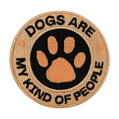 Finally Home Velcro Patch - Dogs are my Kind of People