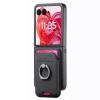 MFAOSHI Magnetic Case for Motorola Razr 60 Ultra/60 Pro/60, Detachable Wallet Phone Case, Non-Slip Leather Case with Metal Ring Holder, Black, 60 Pro view 1