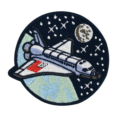 Finally Home Velcro Patch - Spaceship in Space