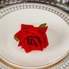 Glixoft 2-Piece Rose Napkin Rings view 3