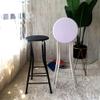 Portable Folding Bar Stool, 24 and 35 in, Backless, Indoor & Outdoor, 220 lb Capacity view 2