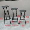 Portable Folding Bar Stool, 24 and 35 in, Backless, Indoor & Outdoor, 220 lb Capacity view 3