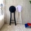 Portable Folding Bar Stool, 24 and 35 in, Backless, Indoor & Outdoor, 220 lb Capacity view 4