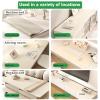 ZZDZW Non-Slip Silicone Tablecloth, Rectangular Waterproof Table Cover, Caramel, 80 x 140 cm view 2