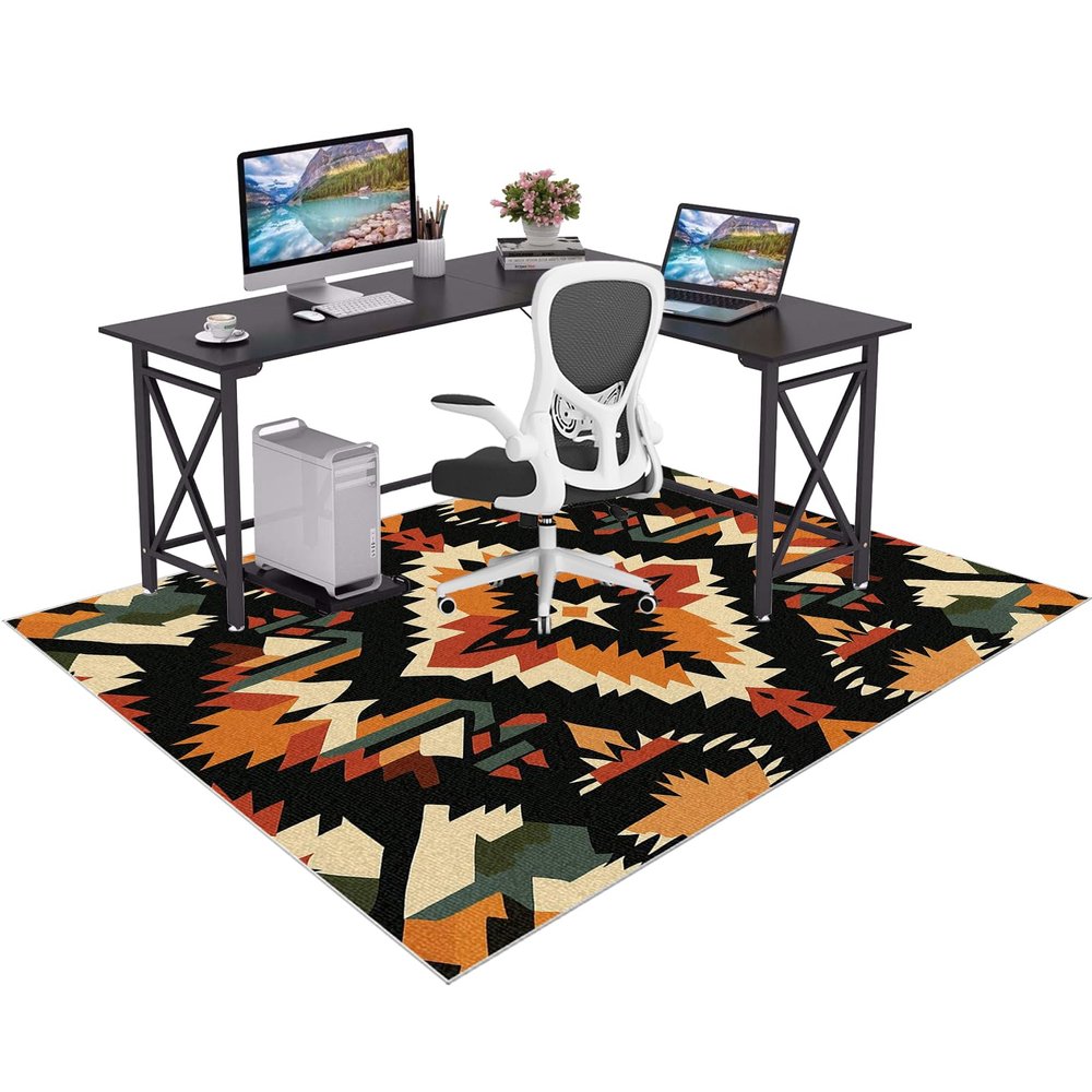 Non-Slip Chair Mat for Hard Floors and Carpets, 80 x 120 cm