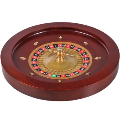 Wooden Roulette Wheel for Family Game Nights