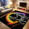 AevuCub Astronaut Decor Space Rug, 60 x 90 cm Low-Pile Abstract Rainbow Rug view 2